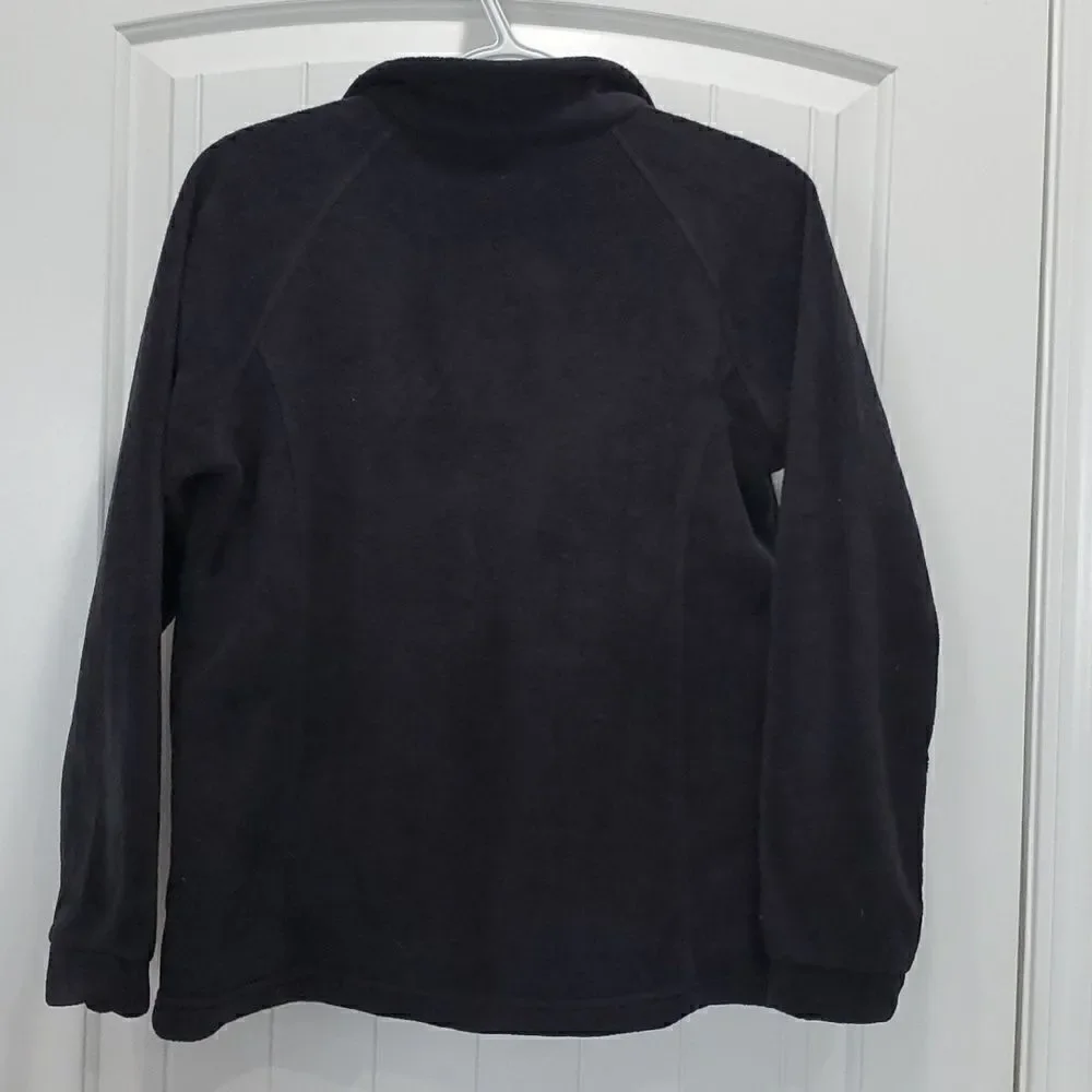 Columbia Youth, Black Zip up Fleece Jacket,  Size Xl